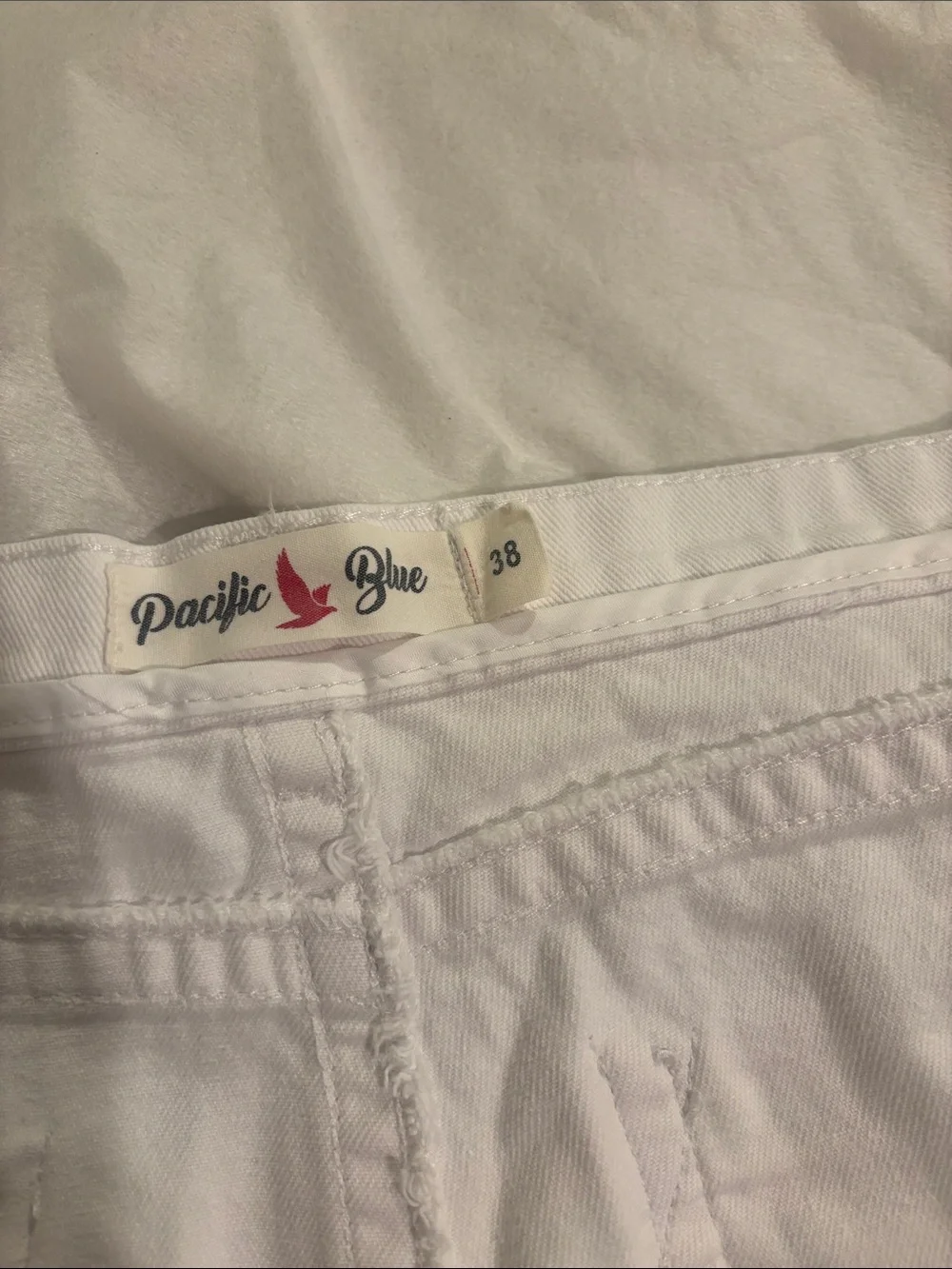 White Men's Jean Shorts
